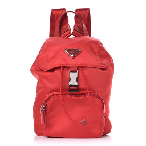 prada vela backpack oleandro|PRADA Tessuto Nylon Vela Saffiano Mini Single Snap Buckle .